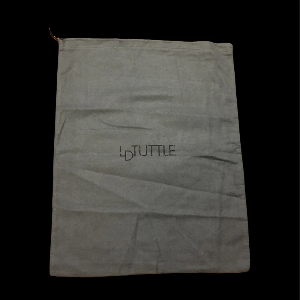 LD Tuttle Gray Grey Drawstring Dust bag